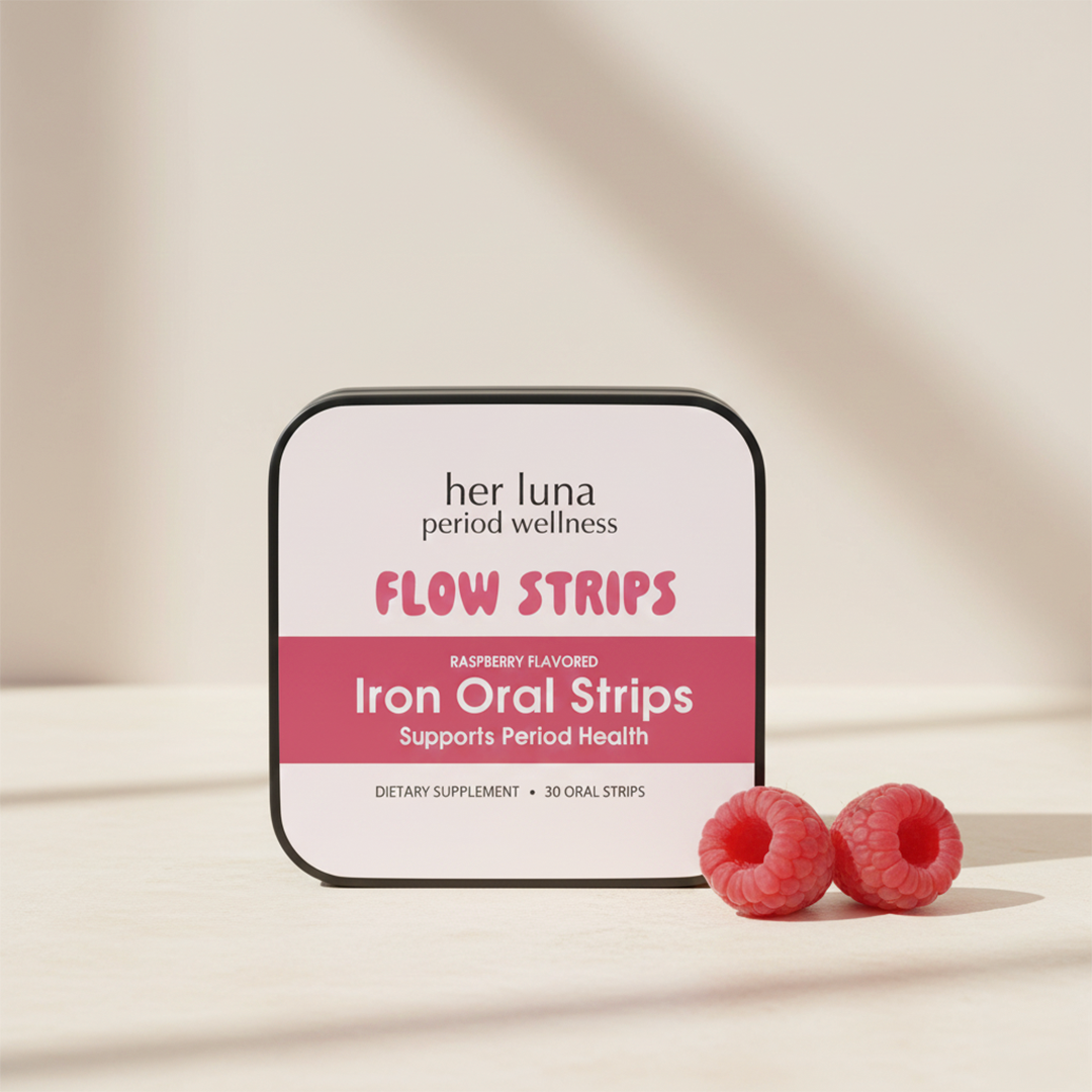 Flow Strips (Iron Oral Strips) – Raspberry